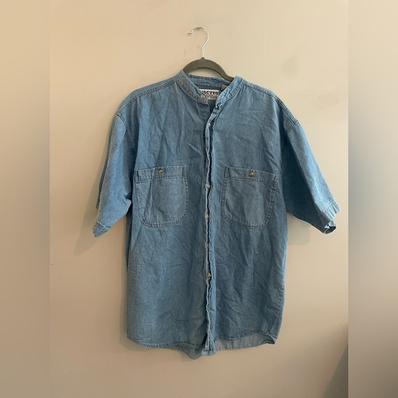 Cactus Tops - Vintage Cactus Clothing Denim Shirt